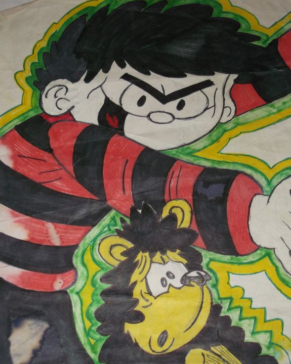 dennis the menace and gnasher - Jenksies Arts