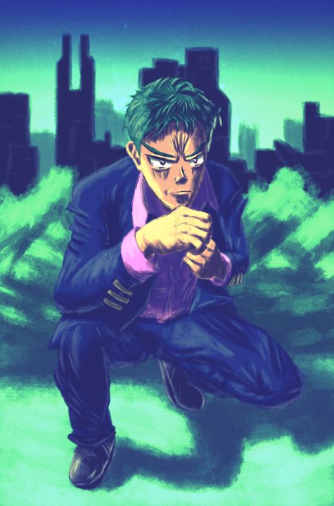 Purple Cyberpunk Delinquent Sano by NWAwalrus on DeviantArt