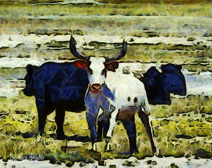 Longhorn Abstract - FASGallery/ArtPal - Digital Art, Animals, Birds ...