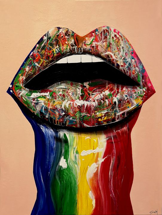 Rainbow Lips - Artcloud