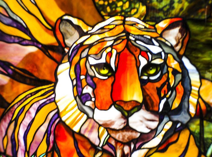 Stained Glass Tiger - Harrison Setzler