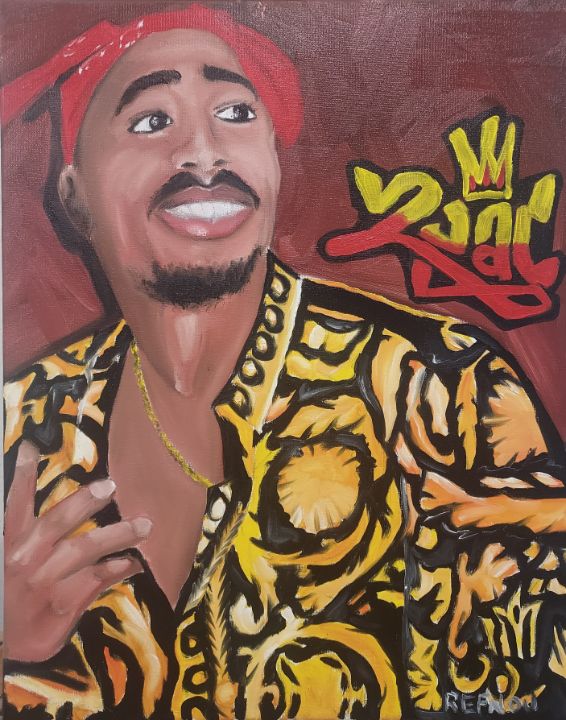 2-Pac - Nubianz Gallery - Paintings & Prints, Entertainment, Music