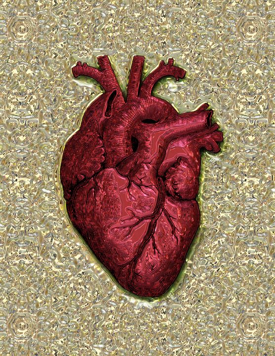 Metal Heart Art - Digital Crafts - Digital Art, Abstract, Figurative -  ArtPal