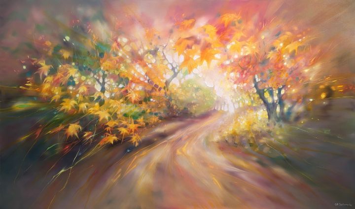 Autumn Magic - Gill Bustamante - Artist - Paintings & Prints ...