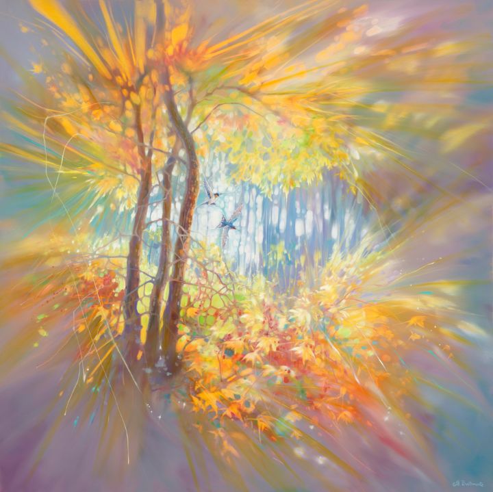 Somewhere in an Autumn Clearing - Gill Bustamante - Artist - Paintings ...