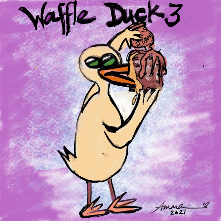 Waffle Duck Loves Maple Syrup! - Amma Waffle Ducks