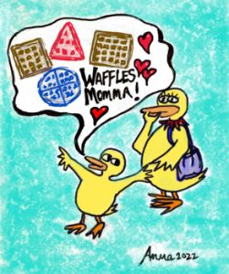 Waffle Duck tells Momma! - Amma Waffle Ducks