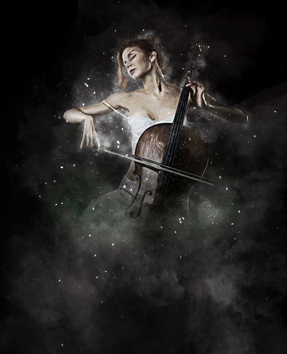Celloist in a Dream - Keith R Furness