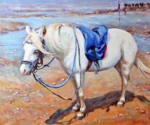 PONY ON THE BEACH - Irina Ushakova