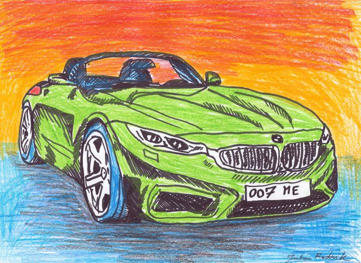 My new BMW M4 Drifting Markers colored pencils and airbrush on Fabriano  Bristol Smooth A3 Commissioned drawing bmw bmwm4 bmwclub  Instagram