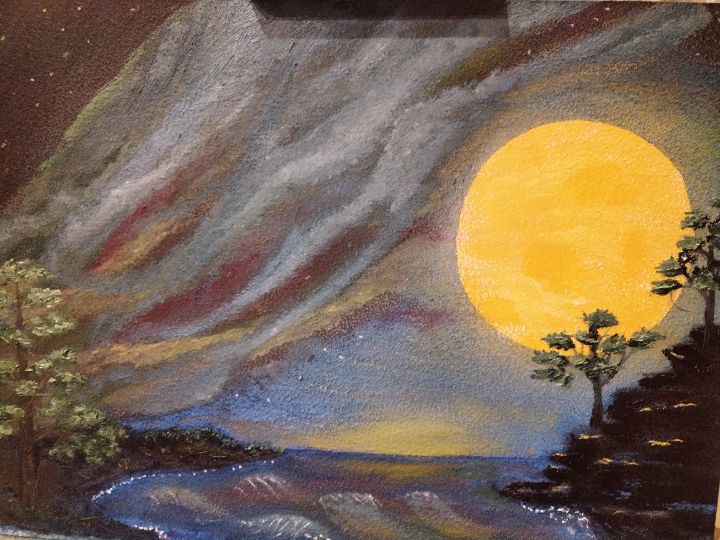 Лунная соната - Чон - Paintings & Prints, Landscapes & Nature, Natural ...