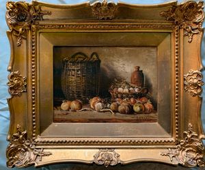 basket of vegetables by M. Afrazi