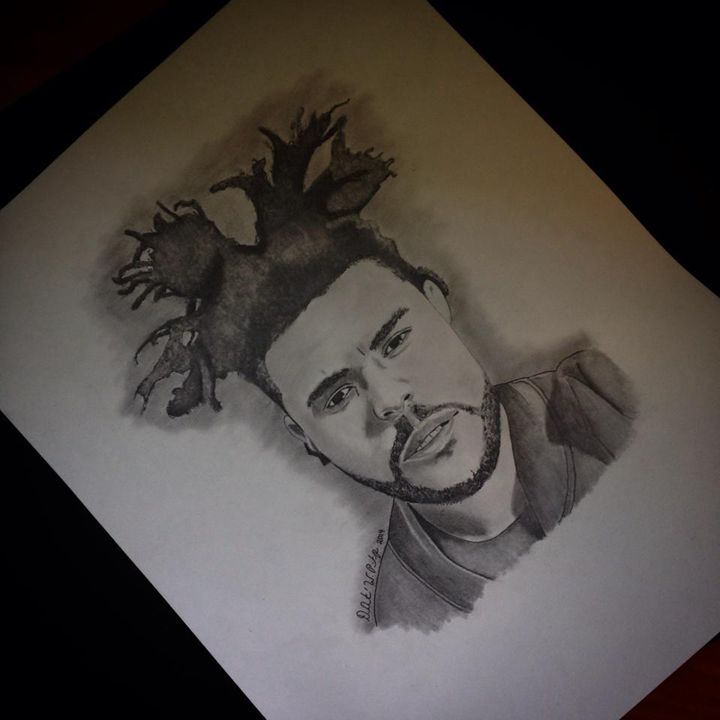 The Weeknd pencil drawing by tamster305 on DeviantArt