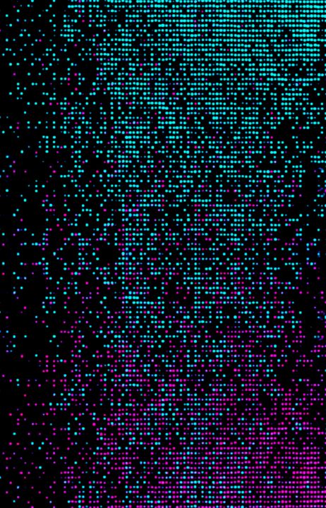 Glowing Spots on Black - GlitchAndSon - Digital Art & AI, Abstract ...