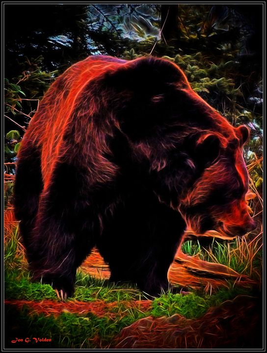 grizzly bear fantasy art