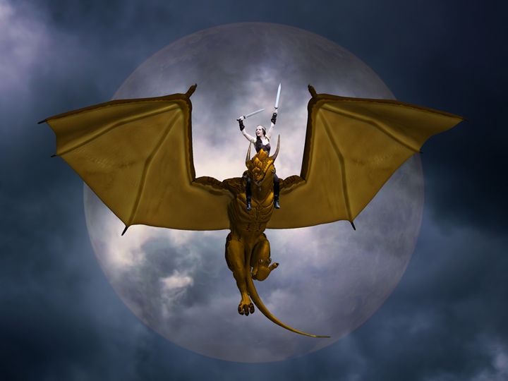 Dragon Rider Dunjon Fantasy Art Digital Art Fantasy Mythology Magical Dragons Beasts Artpal