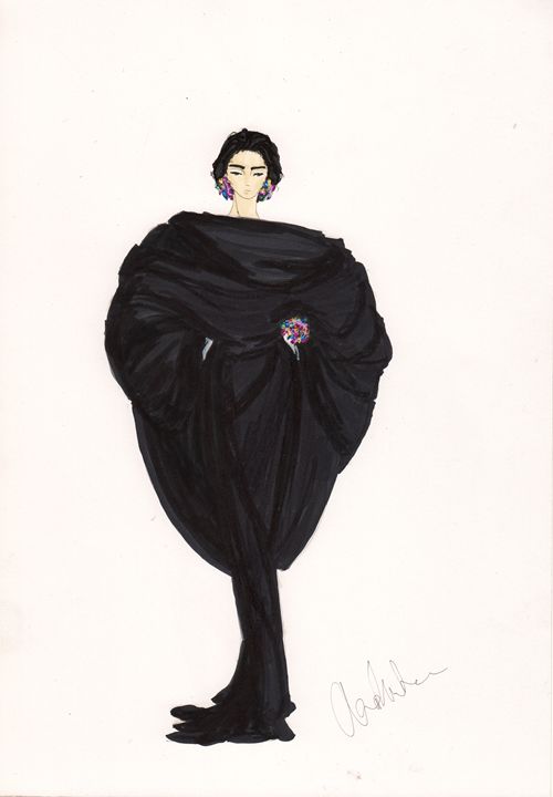 Venetian Black - Alex Newton Fashion Art