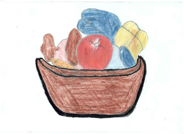 simple still life drawing for kids