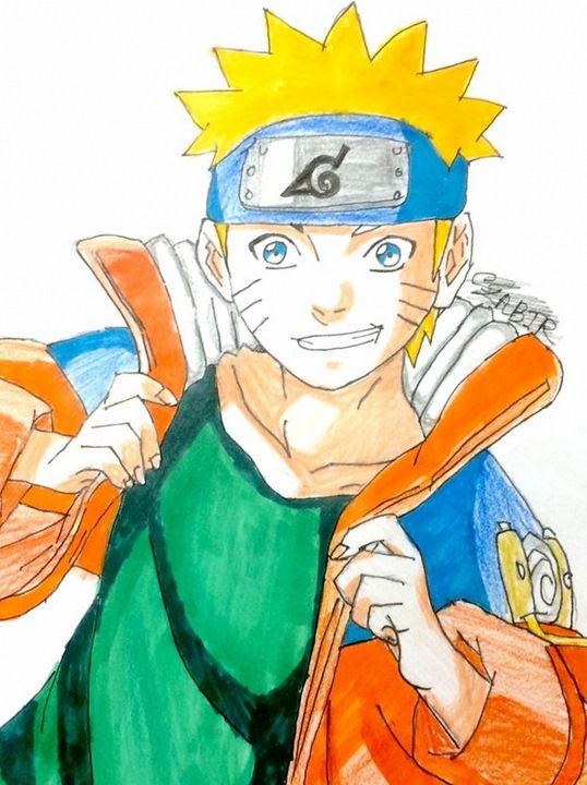 Naruto Kid Art - Anime Art - Drawings & Illustration, People & Figures ...