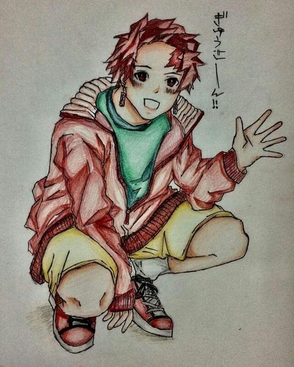 Tanjiro Naruto Style