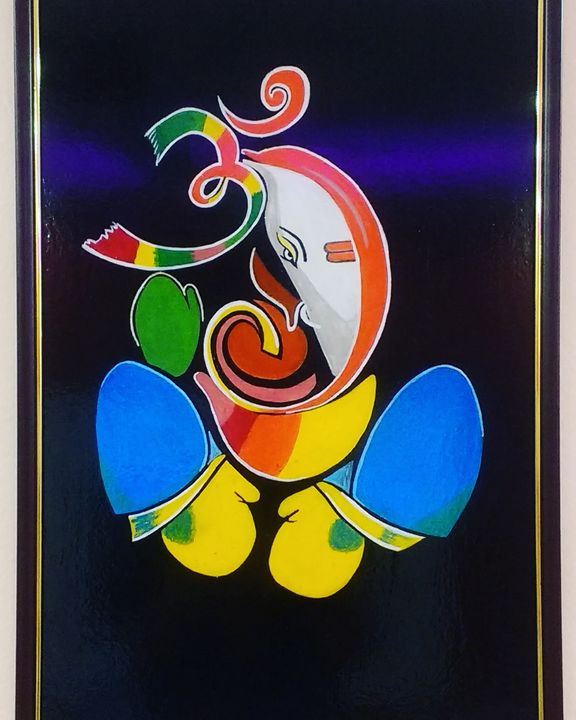Lord Ganesha Painting/Poster Colour Painting/Ganapati drawing/Ganesha art -  YouTube