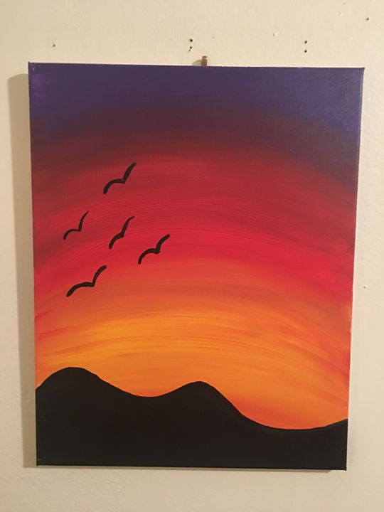 Sunset - Gypsy PaintingOK
