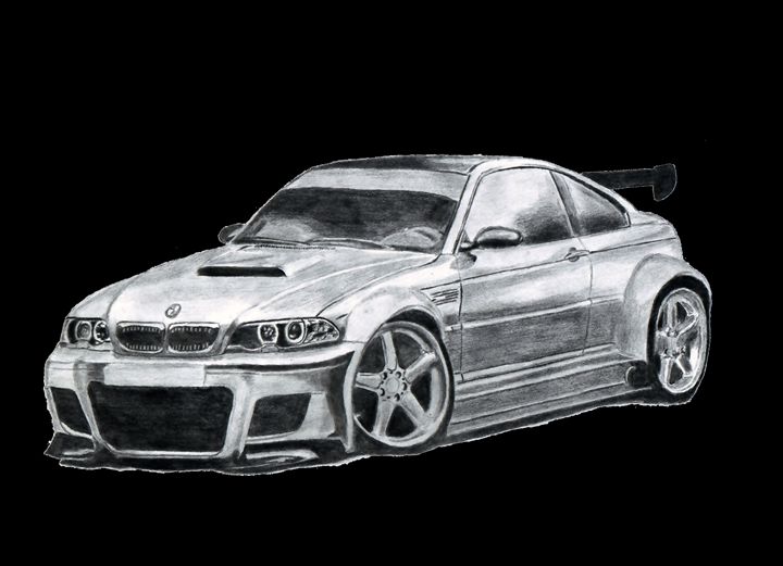 bmw 3 series drawing