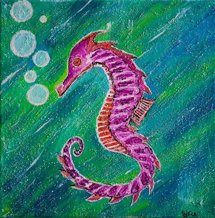 Playful Seahorse - Sysica's Imaginarium
