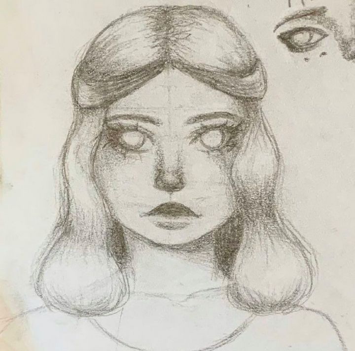 Pretty Girl Sketch Drawing by greenmarta on DeviantArt