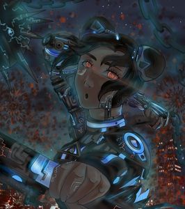 Cyberpunk Tenten,The wepons Mistress