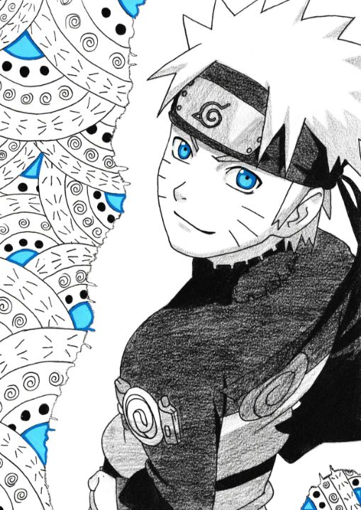 Naruto Draw - Kira Art - Drawings & Illustration, People & Figures,  Animation, Anime, & Comics, Anime - ArtPal