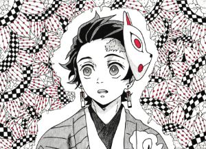 Demon Slayer Tanjiro Kamado Manga Art