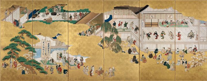 Hishikawa Moronobu~Scenes from the N - Classical art