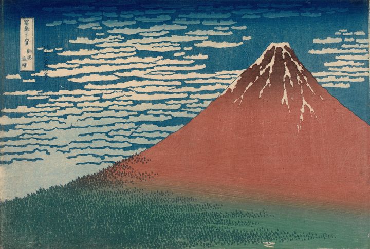 Hokusai~Fine Wind, Clear Weather (Ga - Classical art