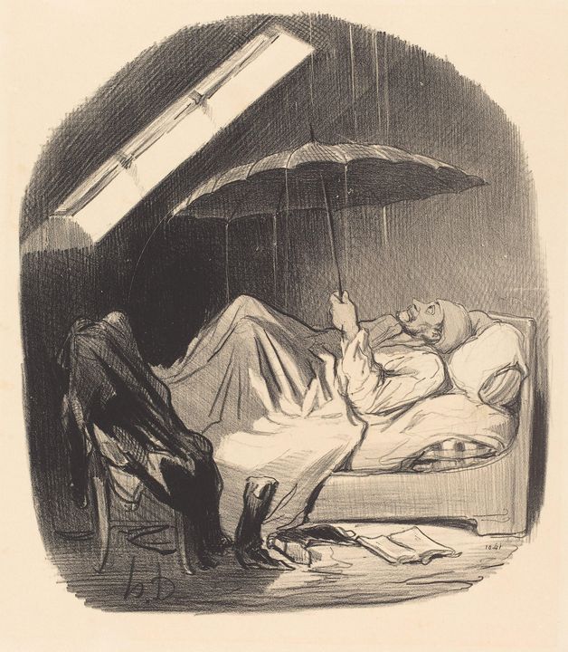 Honoré Daumier~Brigand de propriétai - Classical art