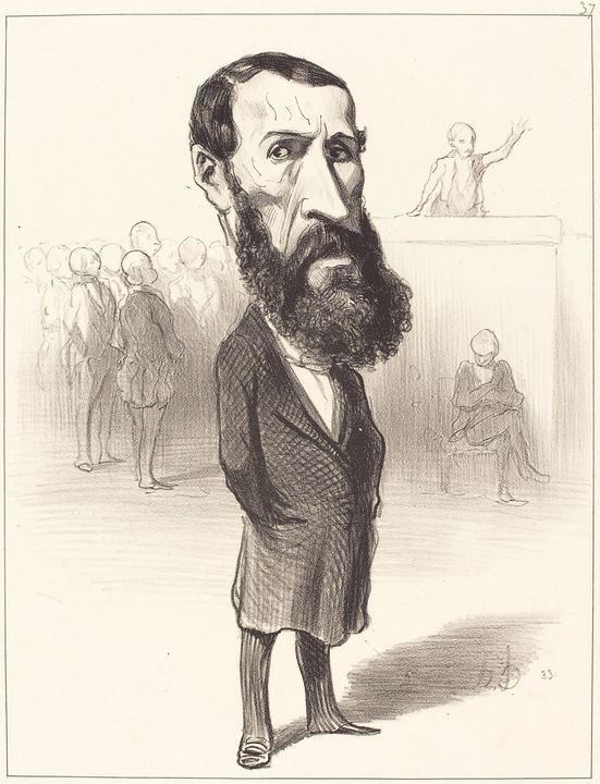Honoré Daumier~Jean-Louis Greppo - Classical art