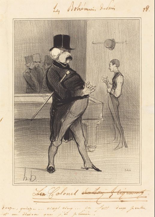 Honoré Daumier~L'Ex-Colonel - Classical art