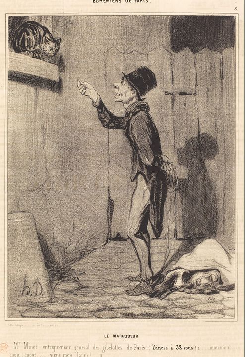 Honoré Daumier~Le Maraudeur - Classical art