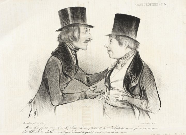 Honoré Daumier~Mon cher Faites moi.. - Classical art