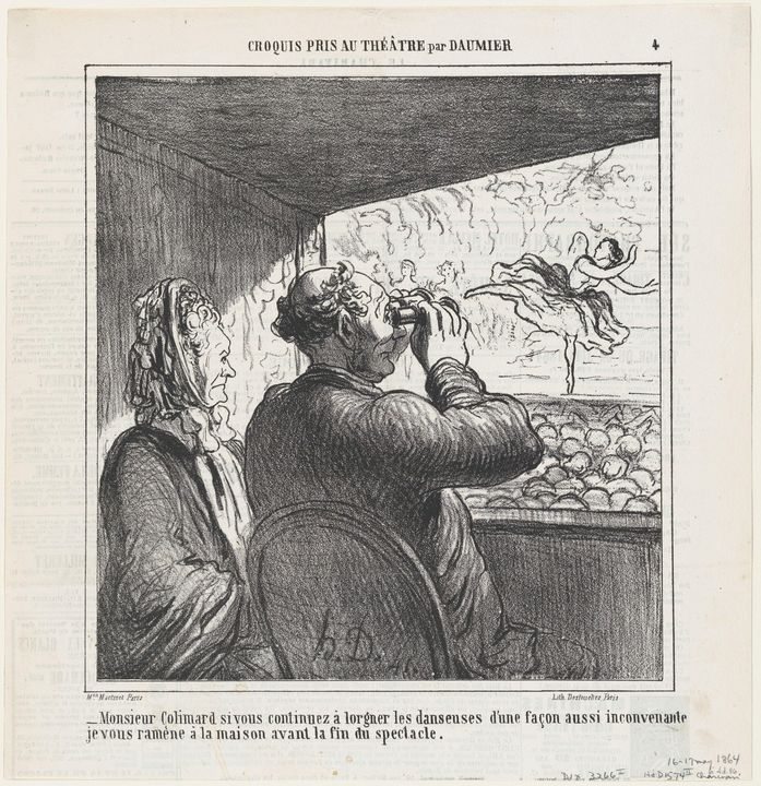Honoré Daumier~Mr. Colimard, if you - Classical art