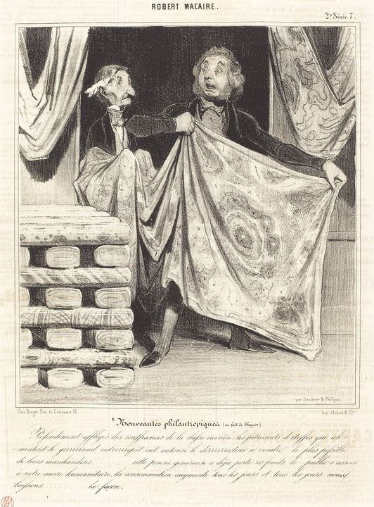 Honoré Daumier~Nouveautés philantrop - Classical art