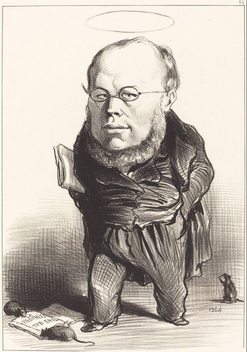 Honoré Daumier~P.J. Proudhon - Classical art