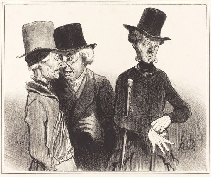 Honoré Daumier~Voila! t'es devenu re - Classical art