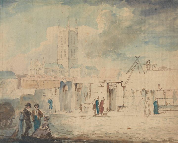 J. M. W. TurnerGloucester Cathedral Classical art Paintings