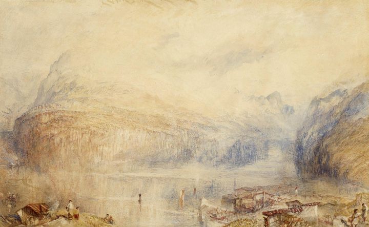 J. M. W. Turner~Lake of Lucerne from - Classical art - Paintings ...