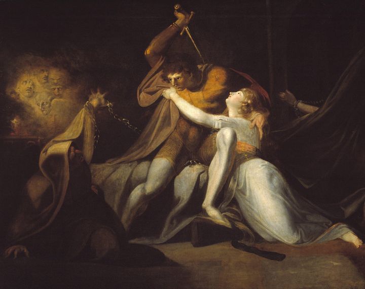 Henry Fuseli~Percival Delivering Bel - Classical art