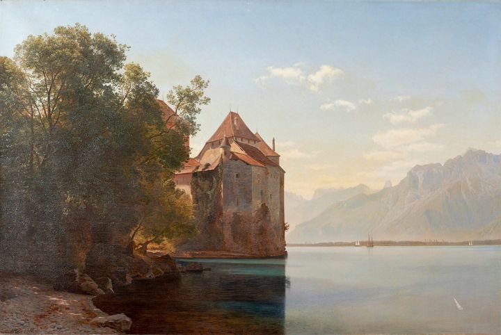Janus la Cour~The Castle of Chillon - Classical art - Paintings & Prints,  Ethnic, Cultural, & Tribal, African American - ArtPal