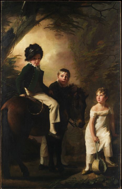 Henry Raeburn~The Drummond Children - Classical art