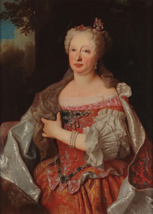 Jean de Ranc (attrib.)~Queen Maria A - Classical art - Paintings ...