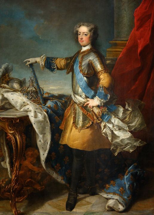 Jean-Baptiste van Loo~路易十五，法国国王和纳瓦拉国 - Classical art